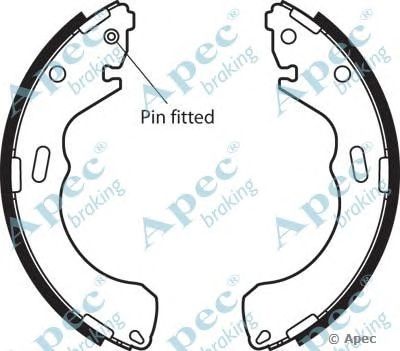 APEC BRAKING shu603 -  Комплект тормозных колодок